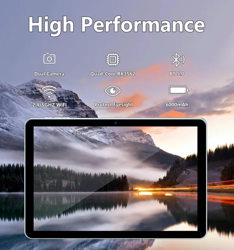 Miniatura 5 de ECOPAD Tablet de 10.1 pulgadas, tabletas Android 15 de 12 GB (4+8) de RAM / 64 GB de ROM / expansión de tarjeta SD de 1 TB, pantalla táctil IPS HD