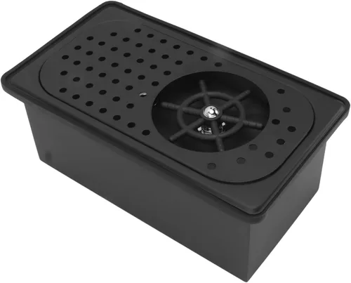 Miniatura 9 de Enjuagadora de jarra de acero inoxidable para fregadero de cocina automático de vidrio para hotel, bar, café, taza de té con leche, color negro