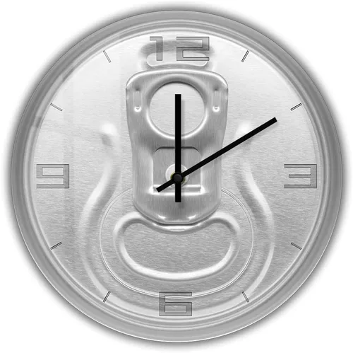 Geek Alerts Reloj de pared silencioso sin tictac para cerveza, decoración del hogar, cerveza artesanal, 12 pulgadas, impresión acrílica, para el