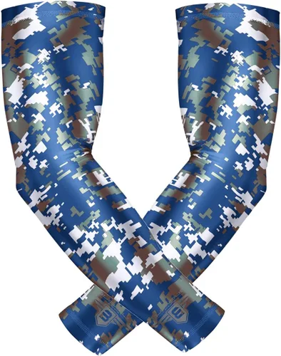 Miniatura 15 de Bucwild Sports Baseball Arm Sleeve - Youth & Adult 1 Pair - Football Basketball Cycling Tennis Bandera de EE.UU