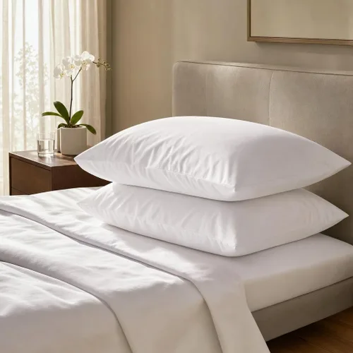 Miniatura 3 de Pacific Linens Juego de 12 fundas de almohada de percal suave, de lujo, sin arrugas, mezcla de algodón Polly de 200 hilos, ropa de cama de grado