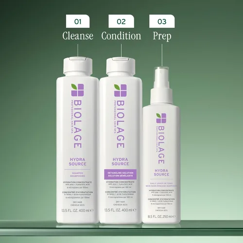 Miniatura 10 de Biolage Hydra Source Daily Leave-In Tonic - Moisturizes & Detangles, Blowout Primer, Heat Protectant & Detangler