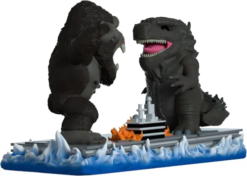 Miniatura 4 de Figuras You Tooz Godzilla Vs Kong, 2 piezas, figura de vinilo de 4.3 pulgadas, figura coleccionable de Godzilla y figura de Kong por Youtooz