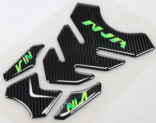 Miniatura 2 de Fibra de carbono real 5D, protector de tanque de vinilo para motocicleta, almohadilla de tanque para NJ 650 ZX636 ZX600 ZX-10R ZX14 ZX1400 ZX14R ABS