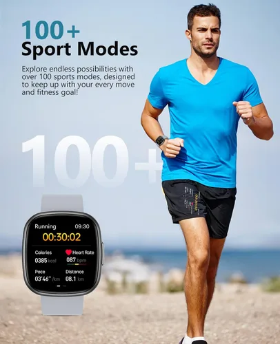 Miniatura 4 de Smart Watch for Men Women, 24/7 Heart Rate HRV SpO2 Monitor, Sleep/Stress, 1.72" Super Retina HD Display, 135 Sport Modes Fitness Activity Tracker