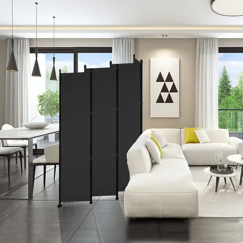 Miniatura 2 de MAYOLIAH Divisores de habitación plegables de 6 paneles, pantalla de privacidad de 10 pies de ancho, 6 pies de alto, separador de paredes de oficina