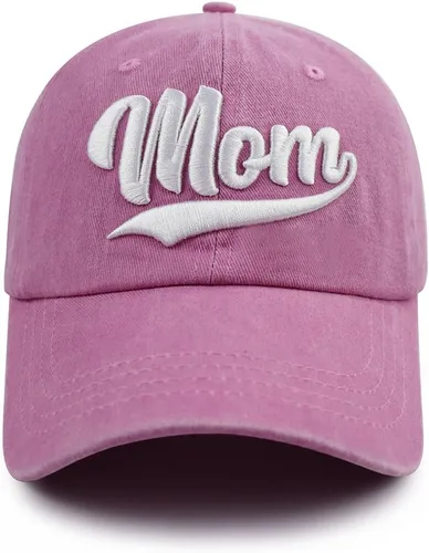 Miniatura 6 de 2 gorras de béisbol de algodón bordadas en 3D para mamá y papá, regalo para parejas y padres