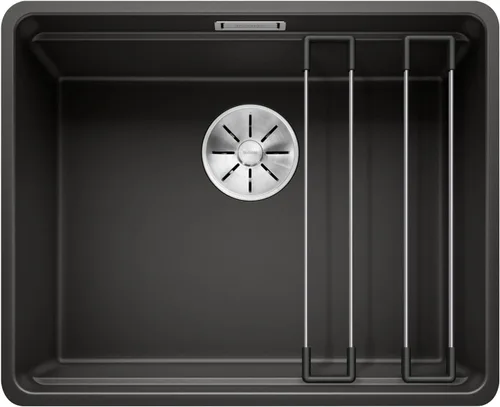 BLANCO 526349 ETAGON 500-F Fregadero de cocina, negro, 23.6 in Unterschrank