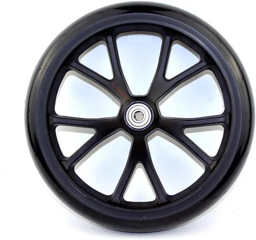 Rueda de poliuretano de 8 pulgadas con rodamientos para niños, rueda de repuesto para scooter, para adultos, carrito de compras, rueda sólida (rueda