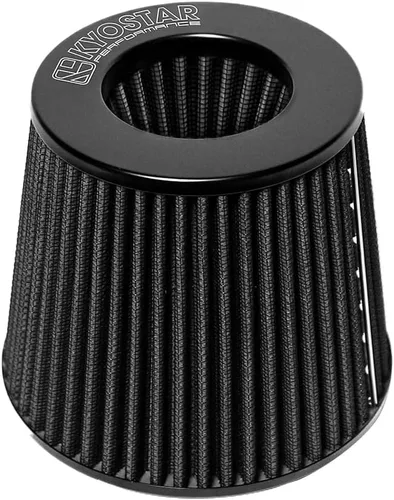 Miniatura 27 de Filtro de aire universal de alto flujo de 6 pulgadas y 5.984 in, entrada de aire frío de cono reutilizable, alto rendimiento, lavable, kit de aire