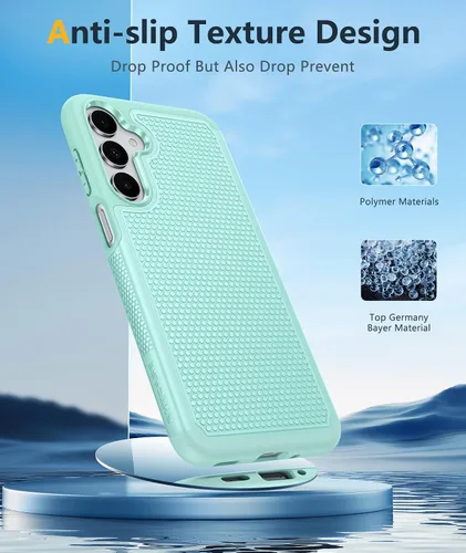 Miniatura 38 de FNTCASE Funda para iPhone 17 Pro: Fundas delgadas translúcidas de color azul claro compatibles con MagSafe, protección completa de la cámara