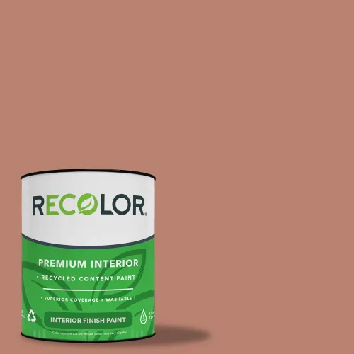 Miniatura 17 de RECOLOR Pintura de Látex Ecológica Premium para Interiores para Paredes, Muebles y Habitaciones con Acabado Cáscara de Huevo, 1 Cuarto de Galón