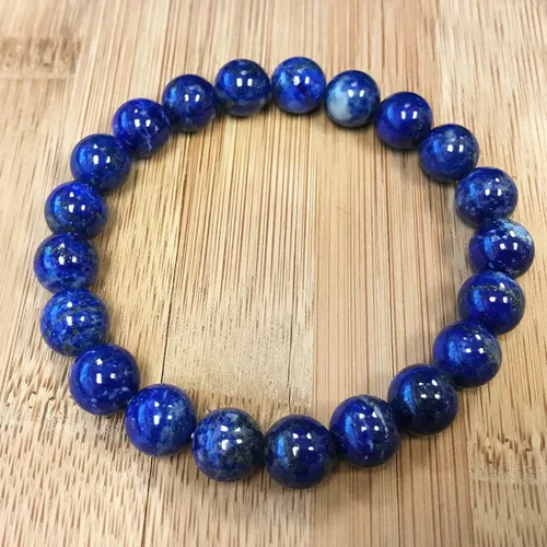 Miniatura 635 de Gem Avenue Handmade Round Bead Stretch Bracelet Unisex Natural Stone Beaded Jewelry for Men & Women, Elastic Wristband for Daily Wear