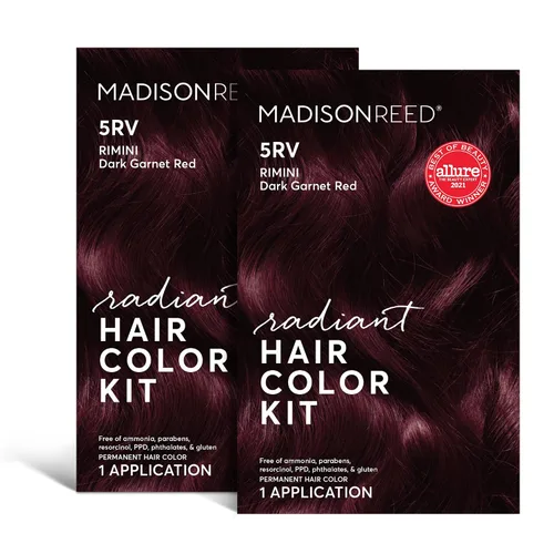 Miniatura 25 de Madison Reed - Kit de color de cabello radiante, tinte permanente para el cabello, 100 % cobertura de canas, sin amoníaco, castaño Catania 5NGM