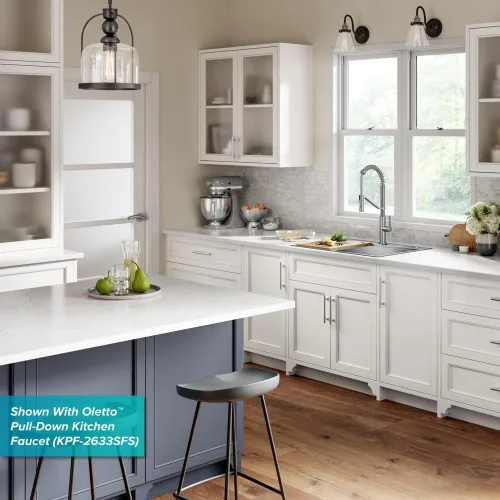Miniatura 15 de KRAUS KWT311-25 Kore - Fregadero de cocina con estación de trabajo de 25 pulgadas, empotrado, acero inoxidable de calibre 16, con reborde integrado