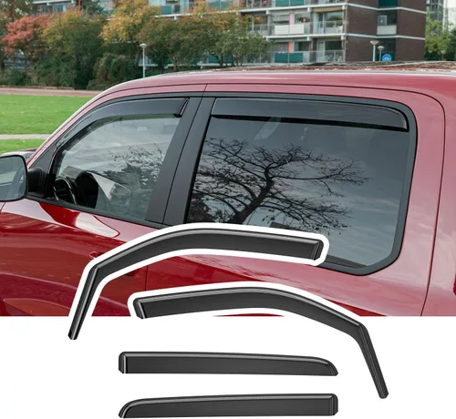 Miniatura 8 de Xipoo Deflector de lluvia compatible con Ford F150 SuperCrew 15-25 Raptor F250 F350 F450 F550 Repuesto para accesorios 15-25 F-150