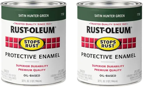 Miniatura 11 de Rust-Oleum 7777730 Stops Rust Pintura con Brocha, Media Pinta, Negro Satinado