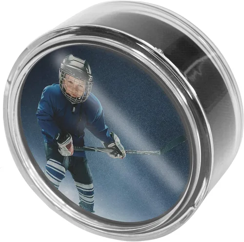 Miniatura 3 de Disco de hockey con foto personalizada Photo Puck (impresión de 2 caras)