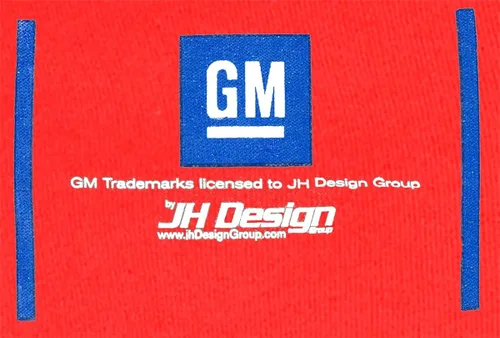 Miniatura 6 de JH DESIGN GROUP Chevy Corvette - Sudadera con capucha para hombre color rojo con cremallera C1 Thru C8 Rojo