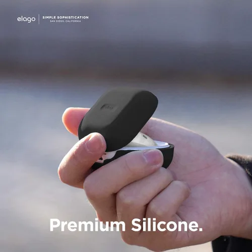 Miniatura 4 de elago Funda de silicona compatible con Samsung Galaxy Buds FE Case (2023) / Galaxy Buds 2 Pro (2022) / Galaxy Buds 2 Case (2021) / Galaxy Buds Pro