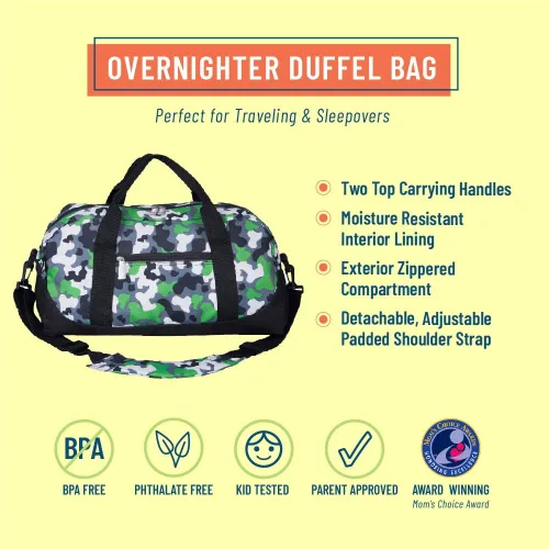 Miniatura 2 de Wildkin - Bolsa de viaje para niños y niñas, tamaño equipaje y perfecto para la práctica después de la escuela o un fin de semana o viaje nocturno
