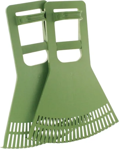 Vertex - Garras de recogida | Recogedor de hojas superior para hojas, mantillo, hierba, escombros | Ligero, alto y ancho, agarre ergonómico,