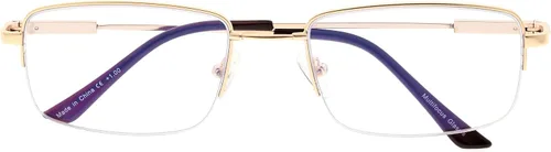 Miniatura 17 de BFOCO Gafas de lectura progresivas multienfoque anti UV para hombre, 3 niveles, lectores de visión para mujer (dorado, +1.00)