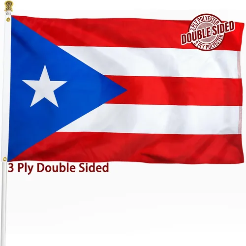 Miniatura 11 de Bandera de Nicaragua de 3 x 5 pies para exteriores, bandera nacional nicaragüense, bandera nacional nicaragüense, doble cara de 3 capas de poliéster
