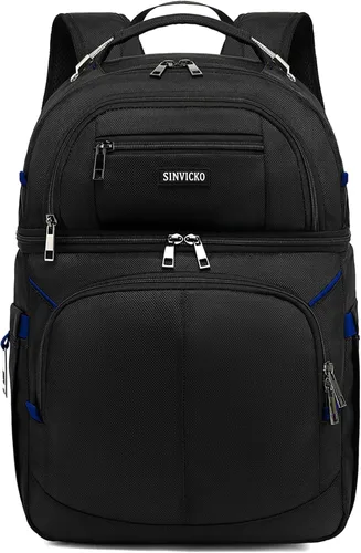 Miniatura 7 de Mochila enfriadora aislada, bolsa enfriadora a prueba de fugas de doble cubierta, mochila enfriadora aislada para almuerzo para hombres y mujeres