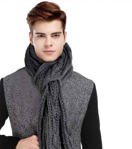 Miniatura 7 de Women And Mens Winter Thick Cable Knit Wrap Chunky Long Warm Scarf