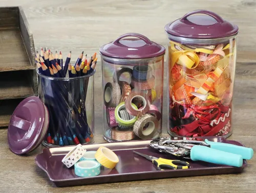 Miniatura 6 de Reston Lloyd, recipientes herméticos de almacenamiento de alimentos sin BPA, para cereales, pasta, azúcar, café, harina, galletas, té suelto