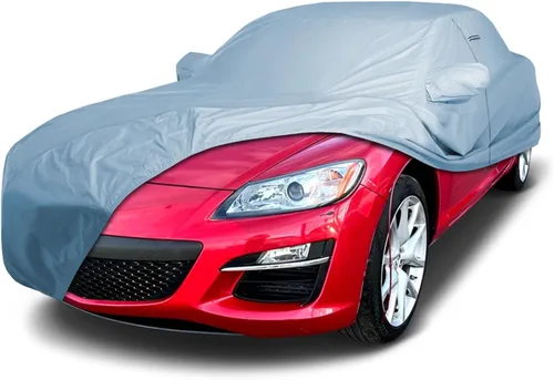 Miniatura 27 de iCarCover Funda de automóvil personalizada para Mazda 1200 (1970), impermeable, para todo tipo de clima, lluvia, nieve, UV, protector solar