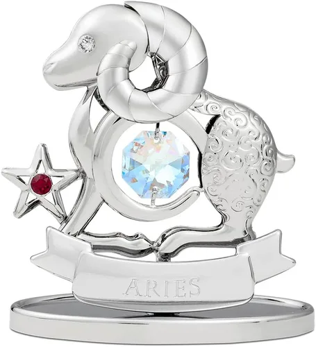 Miniatura 12 de CRYSTOCRAFT Regalo de sagitario, adorno de constelación con cristal austriaco, adorno de cristal de signo del zodiaco, colección de decoración