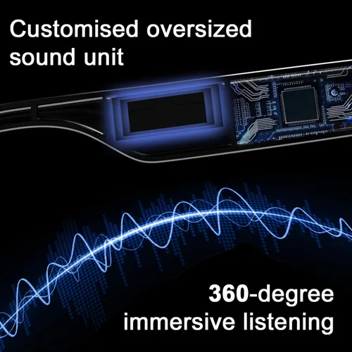 Miniatura 5 de Anteojos inteligentes con canciones escuchables, lentes de sol inalámbricos Bluetooth inteligentes para mujeres y hombres