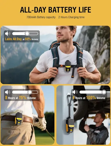Miniatura 8 de GBEAST Altavoz Bluetooth Portátil, Mini Altavoces Portátiles con Clip para Llevar Puestos, Tiempo de Reproducción Todo el Día, Resistente al Agua