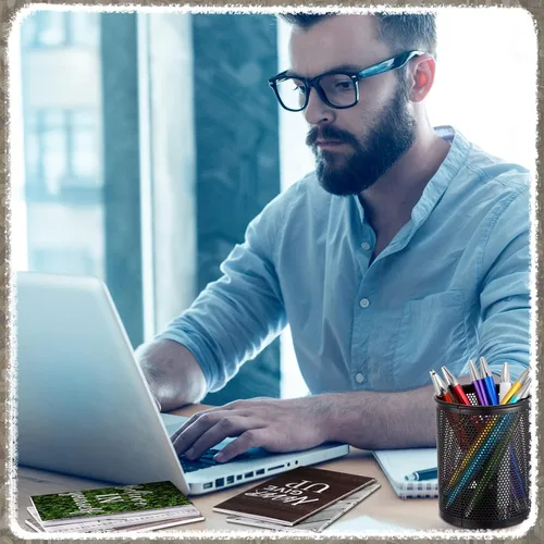 Miniatura 6 de Geyee 24 mini bolígrafos motivacionales, blocs de notas inspiradores, regalos de agradecimiento a granel, diarios pequeños, juego de bolígrafos