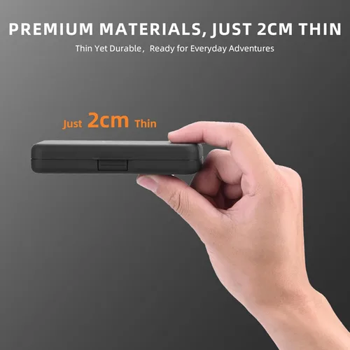Miniatura 6 de Estuche rígido para filtro de lente DJI Osmo Pocket 3, a prueba de polvo y resistente al agua Bolsa de almacenamiento de filtro de lente de cámara