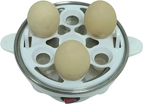 Miniatura 5 de Cocedor eléctrico de huevos escalfador de huevos, olla rápida para huevos escalfados hervidos con apagado automático, olla suave, mediana y dura