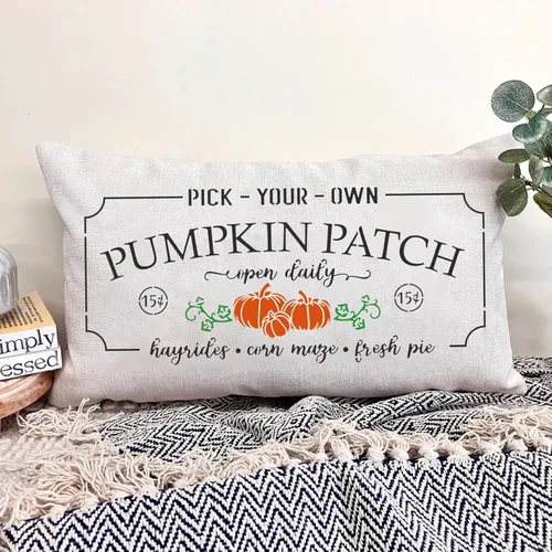 Miniatura 7 de Plantillas de otoño para pintar en madera Plantilla de calabaza reutilizable Plantillas de dibujo de Acción de Gracias Letrero grande
