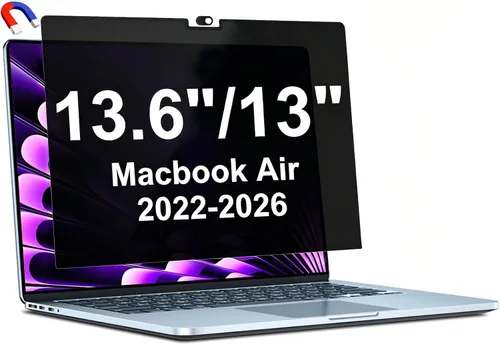 Miniatura 11 de STARY Pantalla de privacidad Macbook Air de 13 pulgadas (2018-2021, M1) y Macbook Pro de 13 pulgadas (2016-2022, M1, M2), magnética extraíble
