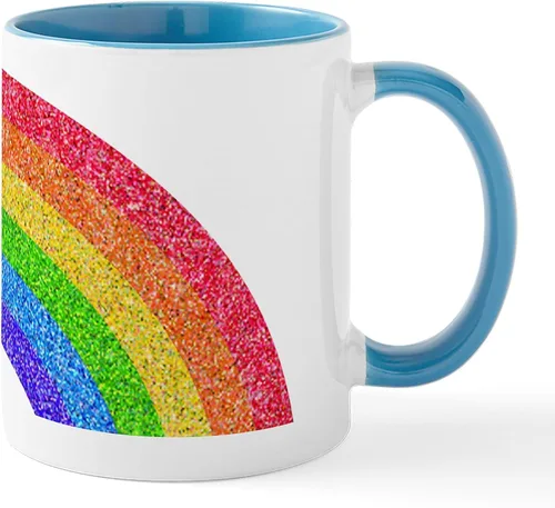 Miniatura 47 de CafePress Jake's Rainbow Shark - Taza de café de cerámica (11 oz)
