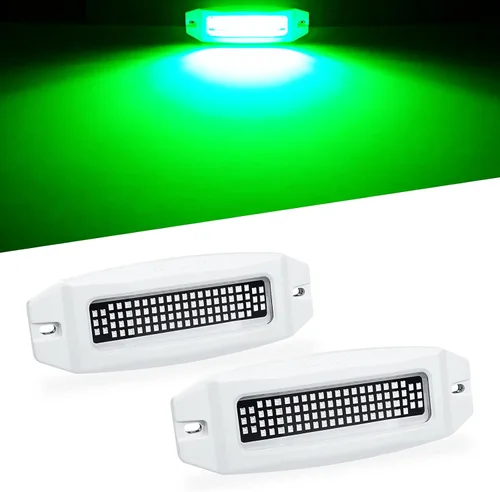 Miniatura 8 de UCINNOVATE 2X Luces LED Marinas para Barco de 6.9", 3000LM 84LED Luces de Popa Impermeables, Luz Subacuática para Yates, Barcos, Velero, Pontón