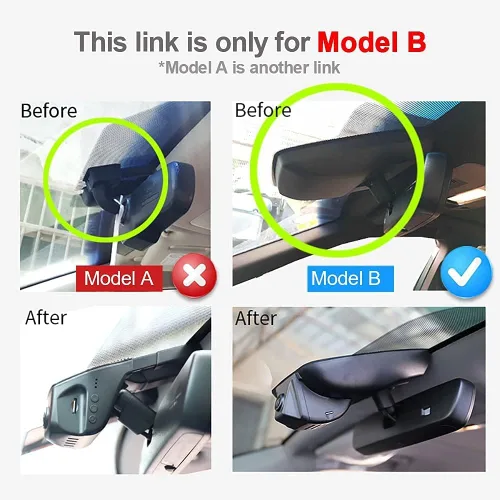 Miniatura 6 de Fitcamx Cámara de salpicadero delantera y trasera 2K para Lexus NX 350 300 Sport 250 F Premium, aspecto OEM, video HD dual de 1440P+1080P, grabación