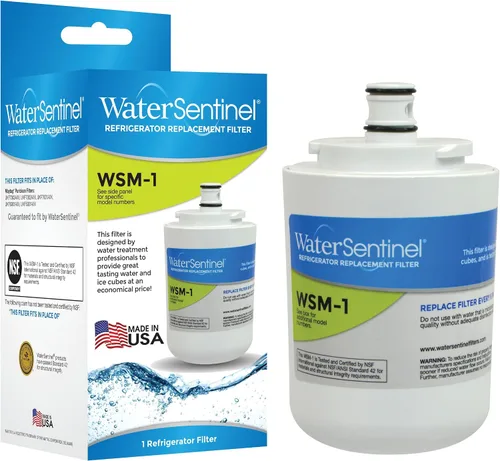 Miniatura 3 de WaterSentinel Filtro de agua para refrigerador WSM-1, paquete de 3 filtros Maytag Puriclean: UKF7003AXX UKF7002AXX UKF7001AXX UKF6001AXX UKF5001AXX