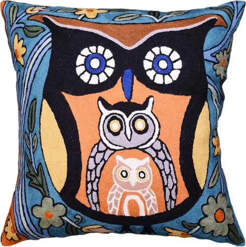 Miniatura 5 de Picasso - Funda de almohada de gato morado, almohada bordada a mano, cojín abstracto de gato, cara de gato en almohada, almohadas decorativas