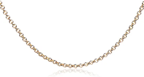 Miniatura 12 de JOE FOREMAN Cadena de latón de 39.4 in con oro de 14 quilates para collar y joyería, 39 pulgadas