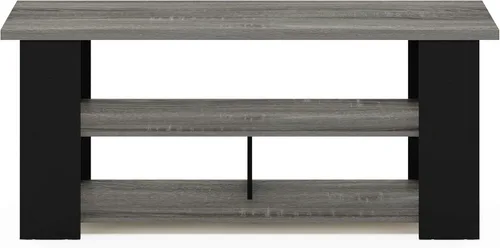 Miniatura 4 de Furinno JAYA - Soporte para TV, roble francés, gris/negro Roble Francés/Negro