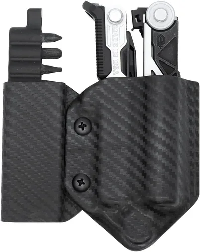 Miniatura 10 de Clip & Carry Kydex Funda multiherramienta para Gerber Center-Drive con soporte de sidecar opcional ~ Fabricado en Estados Unidos