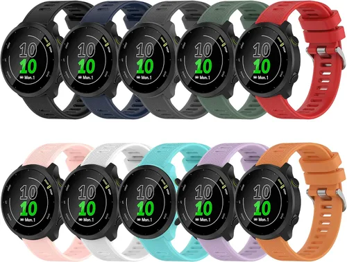 Miniatura 2 de Correa para Garmin Forerunner 55, banda de liberación rápida de repuesto para Garmin Forerunner 158 (sin rastreador, bandas de repuesto solamente)