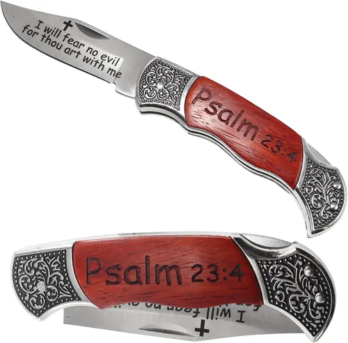 Miniatura 10 de Grabado Sea Fuerte y Valiente - JOSHUA 1:9 Regalos Católicos Cristianos Versículo Bíblico Herramienta Utilitaria, Escritura Bautizo Religioso